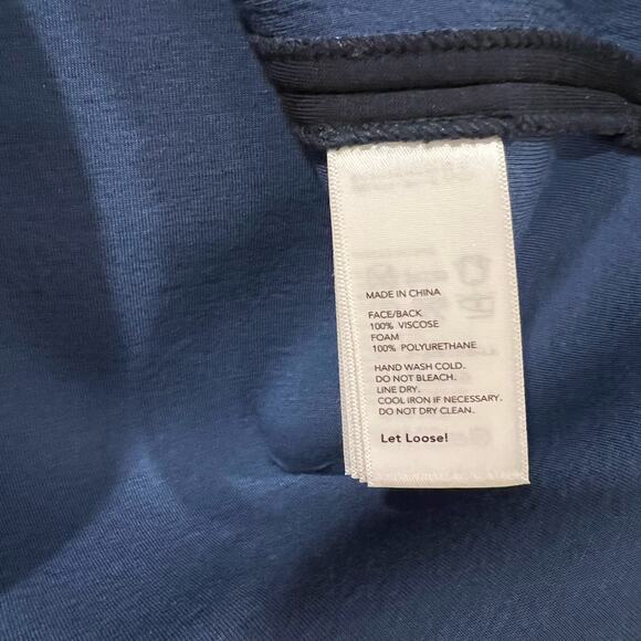 Kate Spade Saturday Women's Short Sleeveless Scuba Dress in Navy Size‎ Medium - Picture 9 of 9